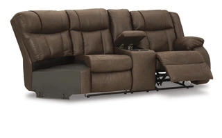 RAF REC LOVESEAT W/CONSOLE Trail Boys Walnut8270349C ASHLEY