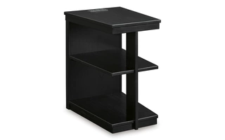 CHAIR SIDE END TABLE Winbardi BlackT786-7 ASHLEY