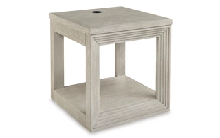 SQUARE END TABLE Marxhart BisqueT791-2 ASHLEY