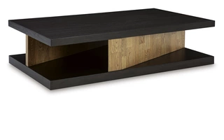 RECTANGULAR COFFEE TABLE Kocomore Brown/NaturalT847-1 ASHLEY