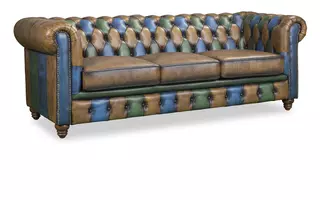 LEATHER TUFTED SOFA 9117MSOFA 9117MSOFA ISELLA SOFA