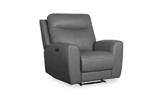 P2 LEATHER POWER RECLINER GREY 3225PRCGREY 3225PRCGREY ISELLA SOFA