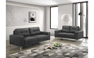 LEATHER SOFA Condo 8019FFSOFA EXACT