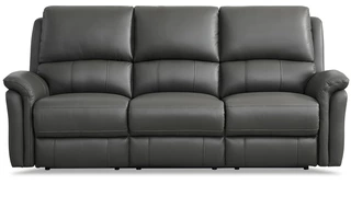 LEATHER RECLINING SOFA DARK GREY 1273RCLSOFADG 1273RCLSOFADG EXACT