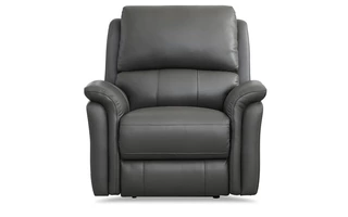 LEATHER RECLINER DARK GREY 1273RECLINERDG 1273RECLINERDG EXACT