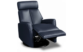 LEATHER RECLINER NAVY 603RECNAVY 603RECNAVY ISELLA SOFA