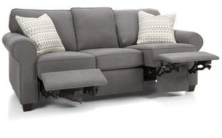 M2179P-01 Power Sofa 3 back over 3 seat (60 fully reclined) Pillows=2  M2179P-01 DECOR REST