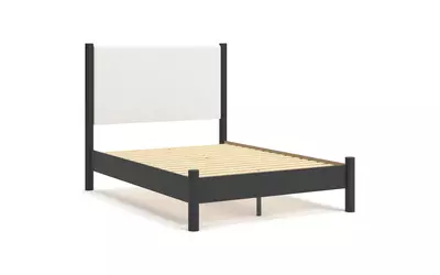 full panel footboard w/rails cadmori black/whiteB2616-84 ashley