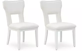 Dining UPH Side Chair (2/CN) Chalanna WhiteD822-01 ASHLEY FURNITURE