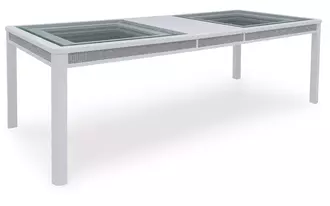 RECT Dining Room EXT Table Chalanna WhiteD822-35 ASHLEY FURNITURE