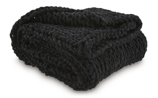 Throw (3/CS) Chaddon BlackA1001061 ASHLEY FURNITURE