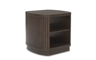 SQUARE END TABLE Korestone Dark BrownT679-2 ASHLEY