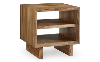 SQUARE END TABLE Dressonni BrownT690-2 ASHLEY