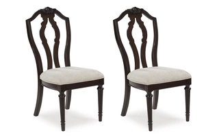 DINING UPH SIDE CHAIR (2/CN)  D764-01 ASHLEY FURNITURE