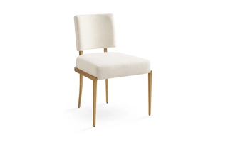 OLIVER DINING CHAIR GY-DC-22514A WITHOUT ARMS IVORY  DINING CHAIR  103820 XCELLA