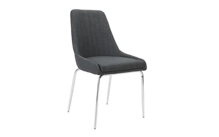 MOIRA DINING CHAIR: GREY LINEN  102341 XCELLA