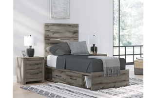 T/F SIDE STORAGE W/RAIL  B2405-150 ASHLEY FURNITURE