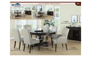 TAN BONDED LEATHER 38H SIDE CHAIR 2PCS PER CARTONPAGE5 I1705 I1705 MONARCH SPECIALTIES