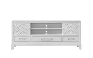 tv stand white  B125W-TV EXACT