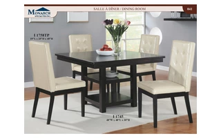 TAUPE LEATHER-LOOK 40H SIDE CHAIR 2PCS PER CARTONPAGE41 I1758TP I1758TP MONARCH SPECIALTIES