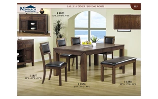 DARK ACACIA BLACK 39H SIDE CHAIR 2PCS PER CARTONPAGE15 I1857DISCO I1857DISCO MONARCH SPECIALTIES