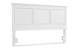 KING/CAL KING PANEL HEADBOARD Fortman WhiteB680-58 ASHLEY