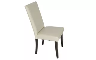 SOPHIE IVORY LEATHER PARSON CHAIR SK1198LI SK1198LI RUSTIQUE