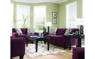 SOFA-STATIONARY UPHOLSTERY-DANIELLE - EGGPLANT 1880038 1880038 ASHLEY