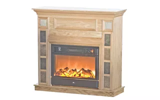 44 FIREPLACE MANTEL WITH TILE, ROPE MOLDING, PLAIN BASE*GLASS*NG*FINSISH*CC, DK, LT, MD, SO, UN, CR, CM  53902 EAGLE