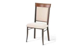 ELEANOR UPHOLSTERED SEAT AND BACKREST WITH SOLID WOOD (BIRCH) ACCENT Eleanor 35210 AMISCO