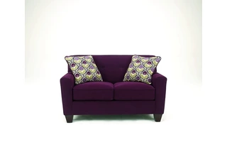 LOVESEAT-STATIONARY UPHOLSTERY-DANIELLE - EGGPLANT 1880035 1880035 ASHLEY