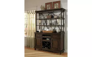 SADDLE RIDGE SADDLE RIDGE HUTCH  508303 PULASKI FURNITURE