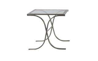 DNA GLASS SIDE TABLE 1 OF 2 BOXES 012-7116E 012-7116E DECOR-REST