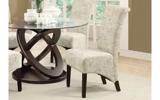 DINING CHAIR - 2PCS - 40 H - VINTAGE FRENCH FABRIC I1790FR I1790FR MONARCH SPECIALTIES
