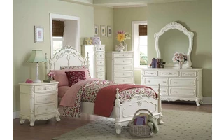 TWIN HEADBOARD WHITE 1386T-1 1386T-1 HOMELEGANCE