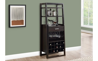 HOME BAR - 60 H - ESPRESSO LADDER STYLE I2543 I2543 MONARCH SPECIALTIES