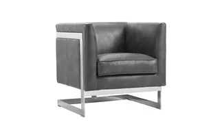 SOHO ARMCHAIR - STAINLESS STEEL - CANTINA MAGNETITE SOHO 100111 SUNPAN