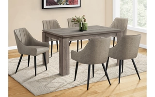 DINING TABLE - 36 X 60  - DARK TAUPE I1055 I1055 MONARCH SPECIALTIES