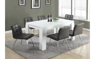 DINING TABLE - 36 X 60  - WHITE I1056 I1056 MONARCH SPECIALTIES