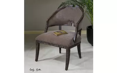 onora, armless chair 23124 23124 uttermost