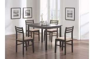 DINING SET - 5PCS SET / ESPRESSO VENEER I1111 I1111 MONARCH SPECIALTIES