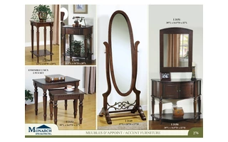 WALNUT VENEER 30H PLANT STAND 
 PG276 I3154 I3154 MONARCH SPECIALTIES