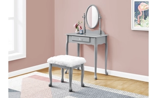 VANITY SET - 2PCS SET - GREY I3182 I3182 MONARCH SPECIALTIES