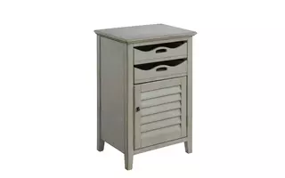 ONE DOOR TWO DRAWER CABINET 70738 70738 COAST TO COAST ACCENTS