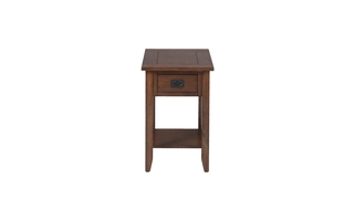 CHAIRSIDE TABLE W/DRAWER, SHELF MISSION FINISH MISSION FINISH 1032-7 JOFRAN