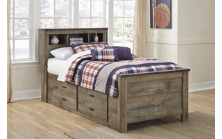 UNDER BED STORAGE W/SIDE RAIL Trinell BrownB446-50 ASHLEY