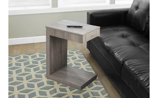 ACCENT TABLE - DARK TAUPE WITH A DRAWER I3191 I3191 MONARCH SPECIALTIES