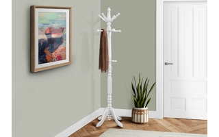 COAT RACK - 73 H - ANTIQUE WHITE WOOD TRADITIONAL STYLE I2013 I2013 MONARCH SPECIALTIES