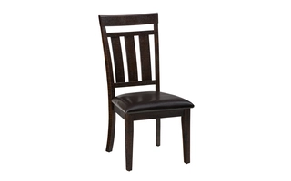 CONTOURED SLATBACK DINING CHAIR W/UPH SEAT (2/CTN) KONA GROVE COLLECTION KONA GROVE COLLECTION 705-410KD JOFRAN