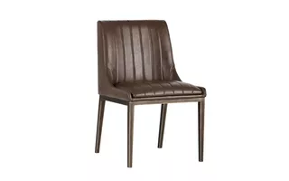 HALDEN DINING CHAIR - VINTAGE COGNAC HALDEN 101134 SUNPAN